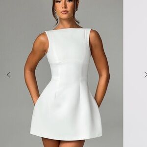 Babyboo small Alana mini dress white